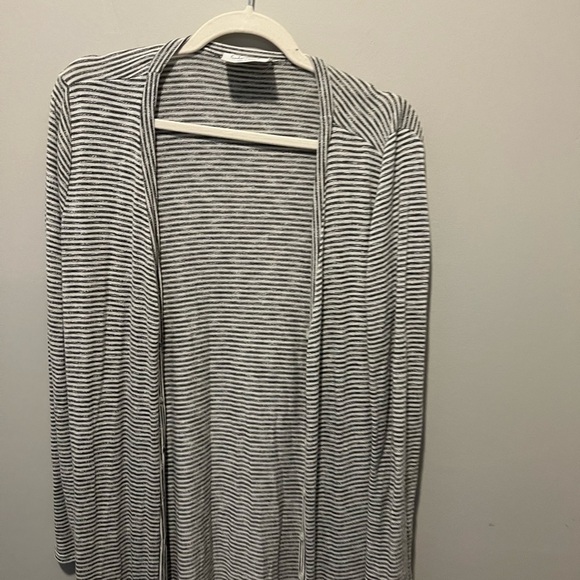 Sadie & Sage Striped Extra Long Cardigan - Picture 3 of 6